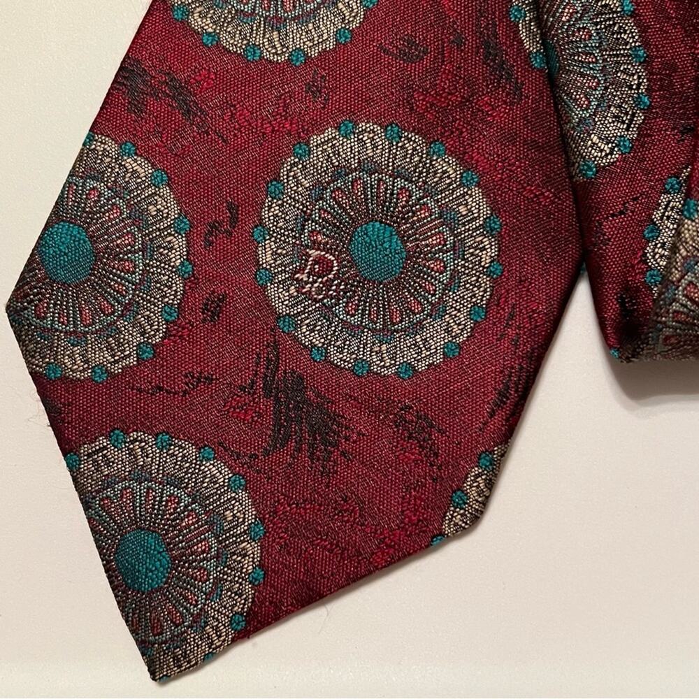 Vintage Christian Dior silk blend tie made in USA